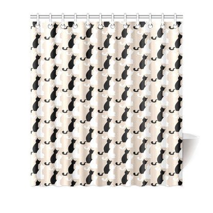 Cat Pattern Print Design 04 Shower Curtain