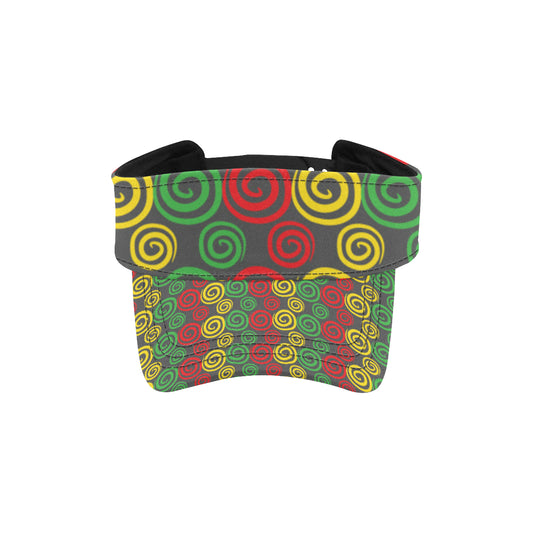Rastafarian Pattern Print Design A05 Unisex Sun Visor