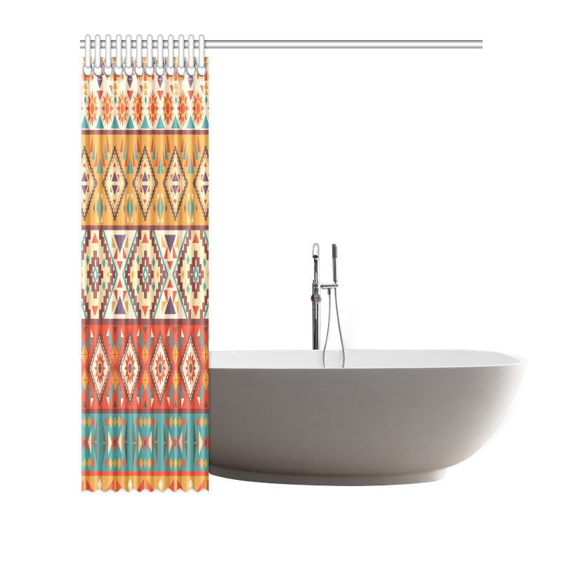 Navajo Pattern Print Design A01 Shower Curtain
