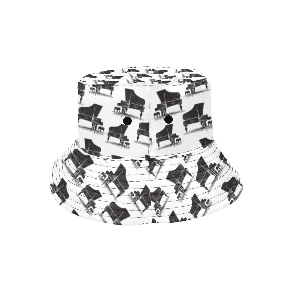 Piano Print Design LKS401 Unisex Bucket Hat