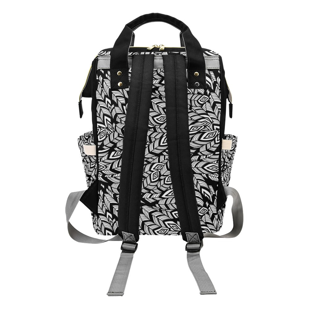 Tribal Pattern Print Design LKS302 Diaper Bag Backpack