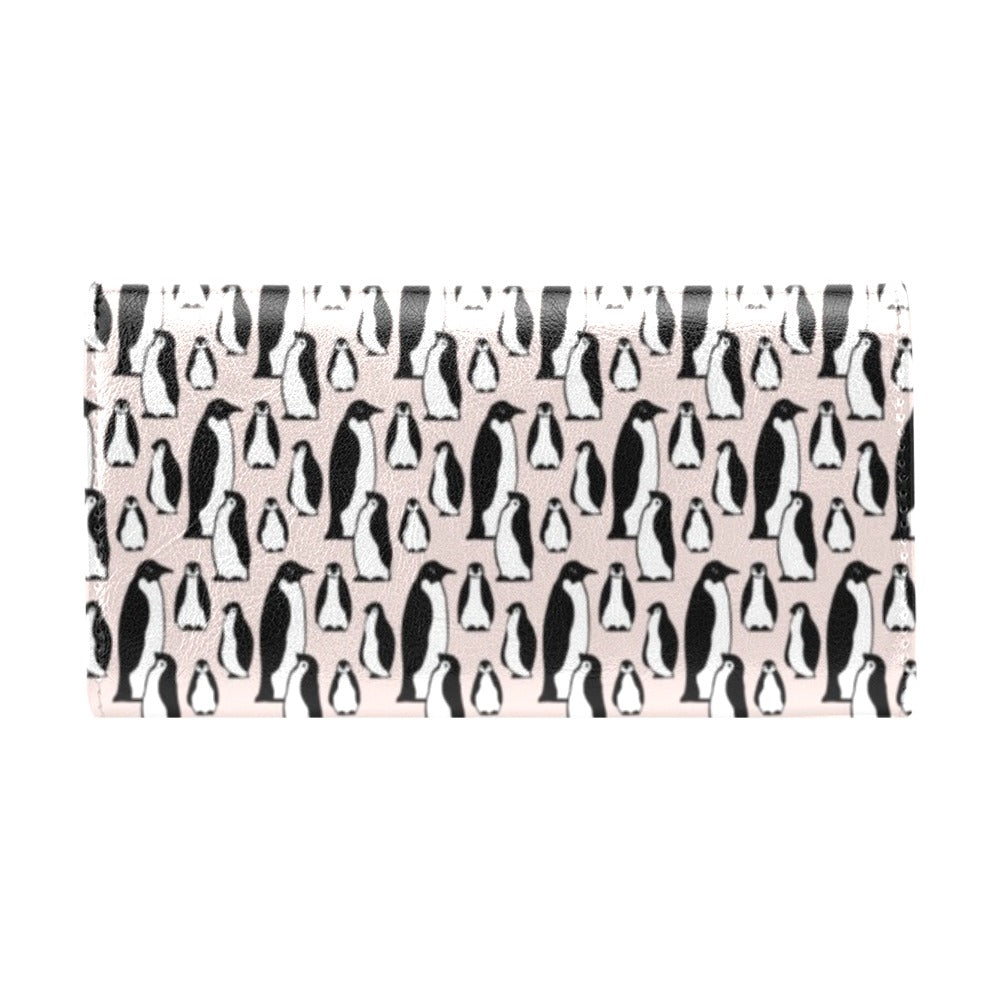 Penguin Themed Women's Trifold Wallet