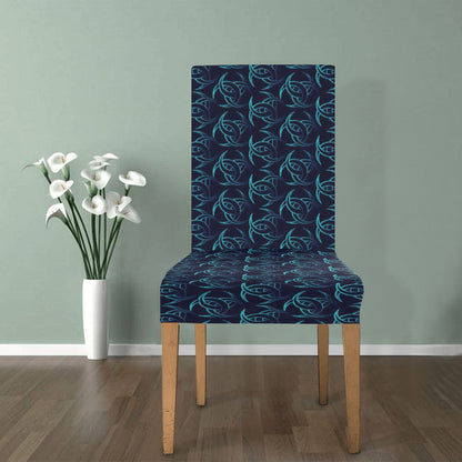 Vikings Print Design LKS302 Dining Chair Slipcover