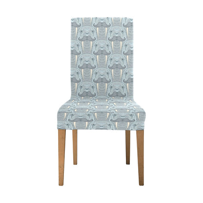 Walrus Print Design LKS402 Dining Chair Slipcover