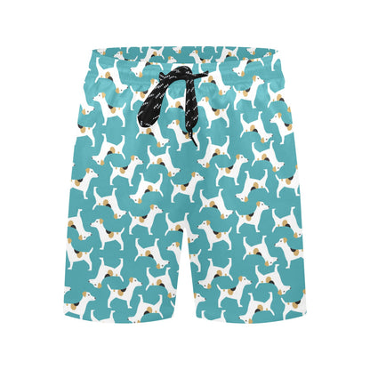 Russell Terriers Print Design LKS301 Men's Swim Trunks Beach Shorts