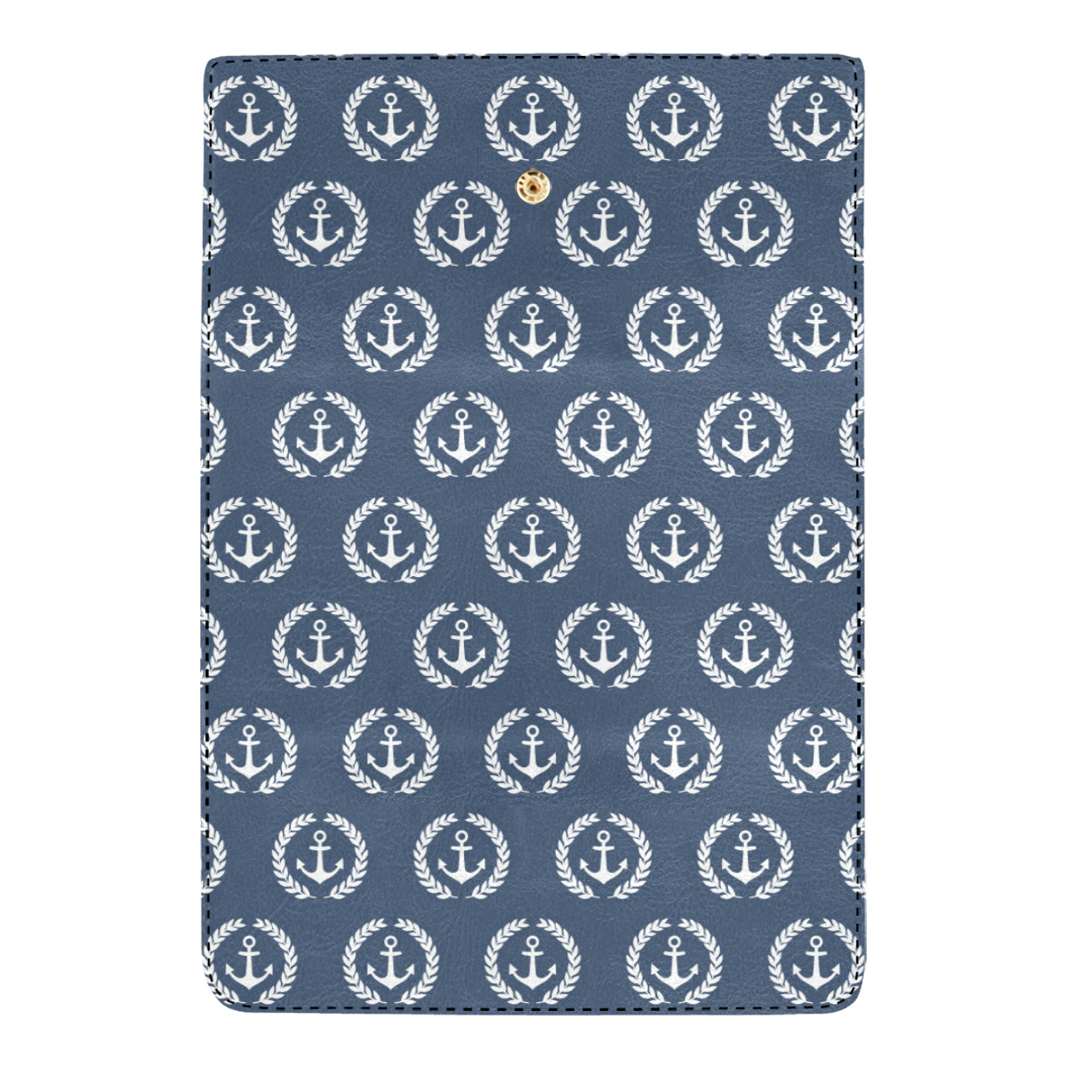 Anchor Pattern Print Design 04 Women's Trifold Wallet