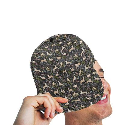 Deer Floral Jungle Snapback Cap
