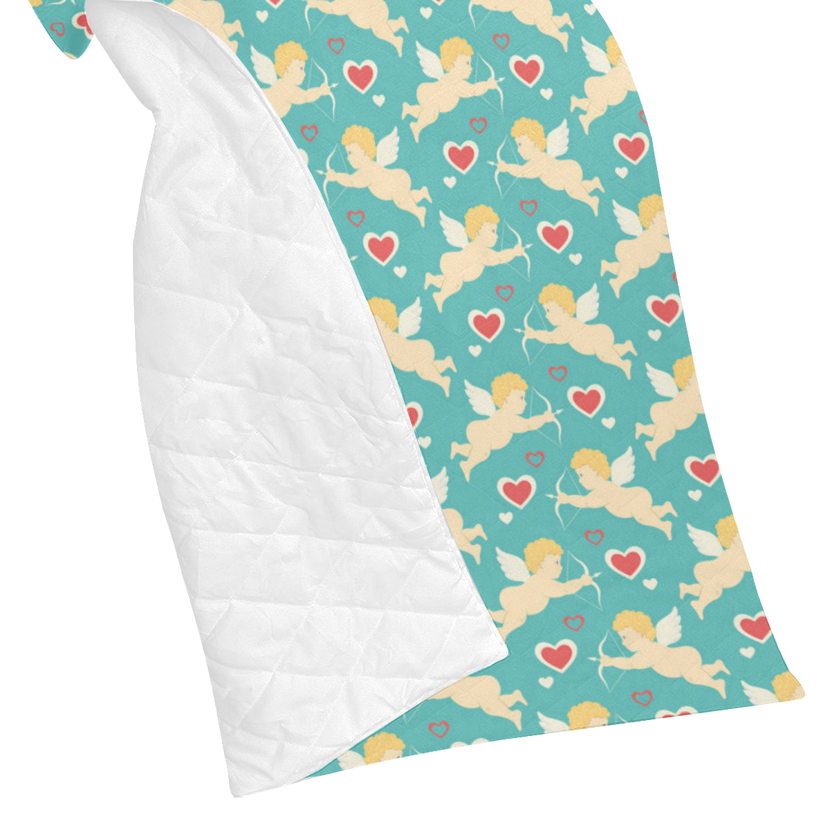 Cupid Pattern Print Design 01 Premium Quilt