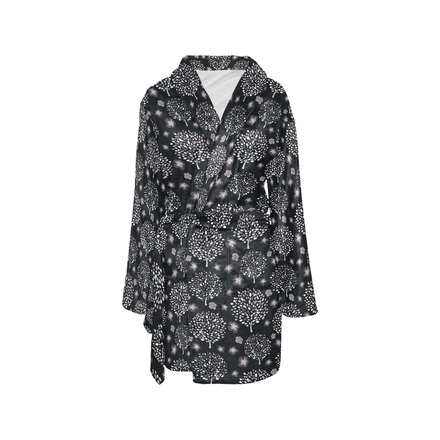 Tree Of Life Print Design LKS304 Women's Fleece Robe