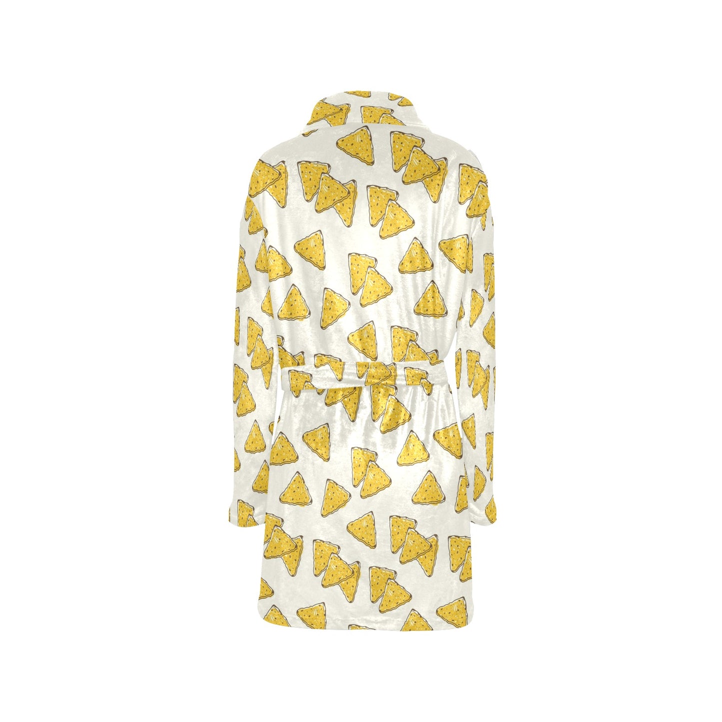 Nachos Pattern Print Design A01 Women's Fleece Robe