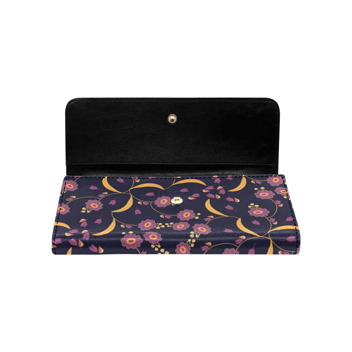 Anemone Pattern Print Design AM012 Women's Trifold Wallet