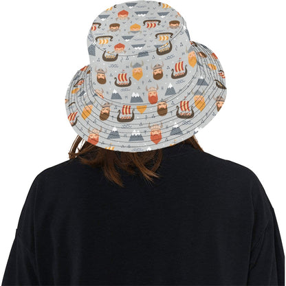 Vikings Print Design LKS307 Unisex Bucket Hat
