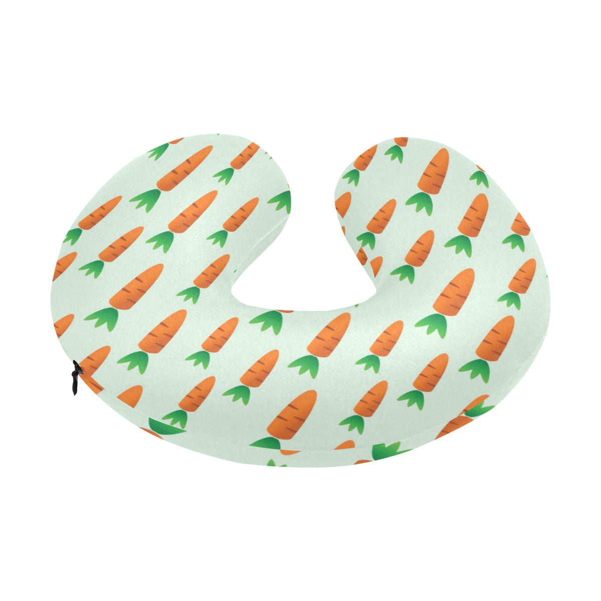 Carrot Pattern Print Design 05 U-Shaped Travel Neck Pillow