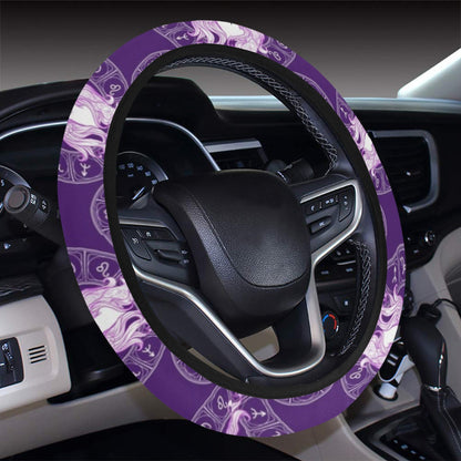 Virgo Print Design LKS301 Steering Wheel Cover with Elastic Edge
