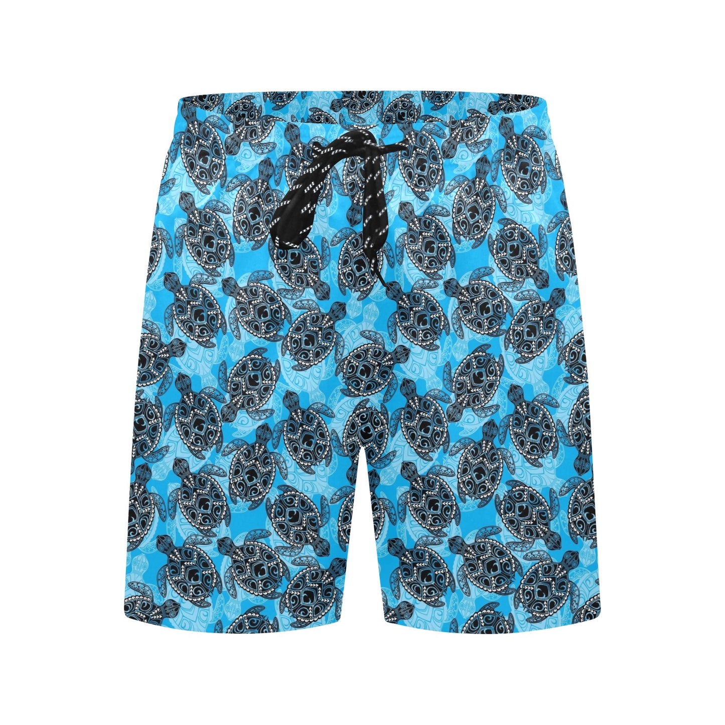 Tribal Pattern Print Design LKS307 Men's Swim Trunks Beach Shorts