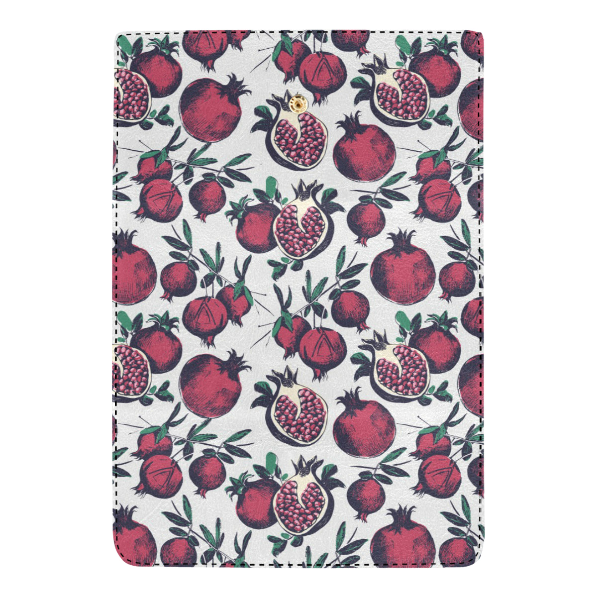 Pomegranate Pattern Print Design PG01 Women's Trifold Wallet