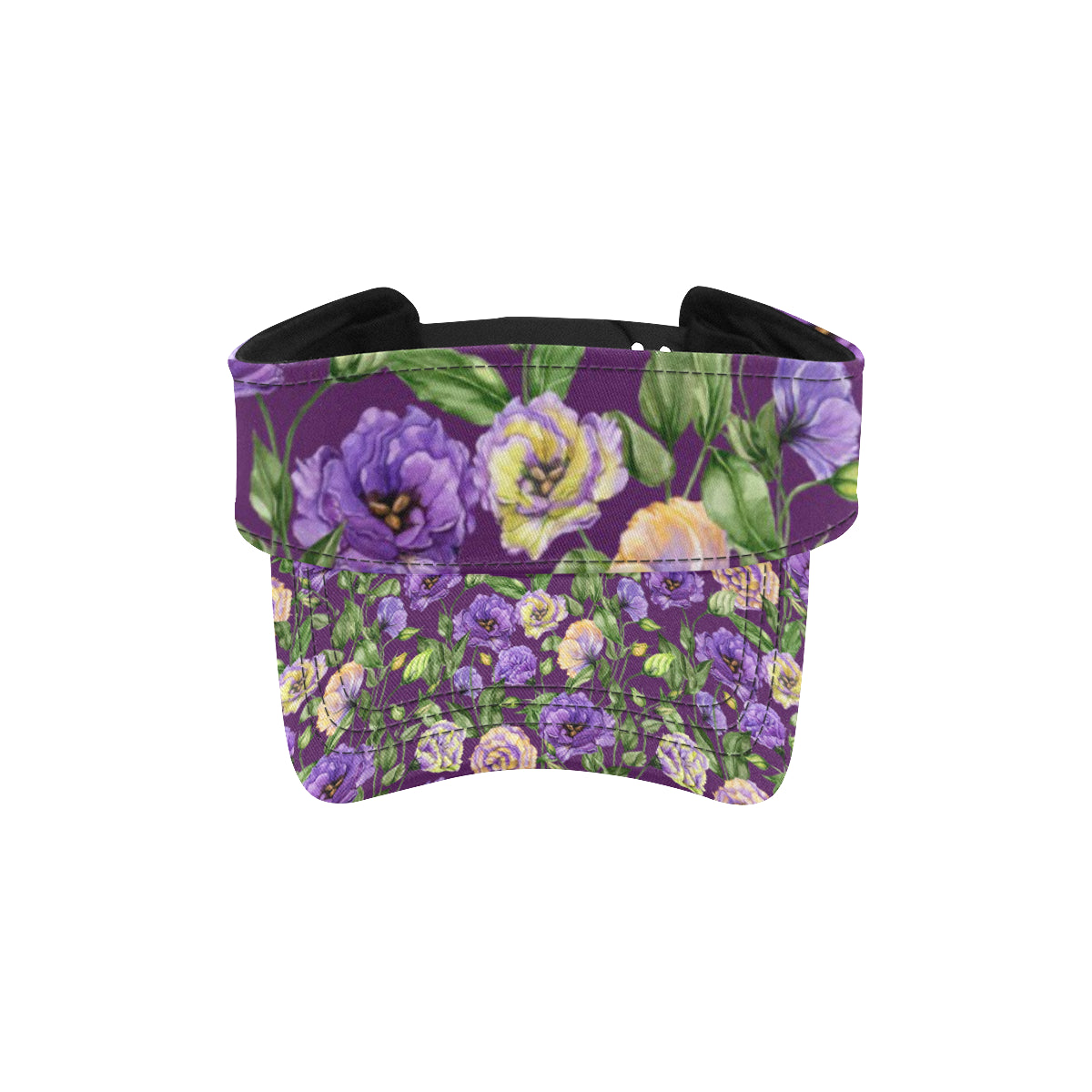 Lisianthus Pattern Print Design LT03 Unisex Sun Visor