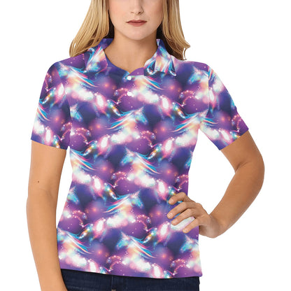 Unicorn Dream Women's Polo Shirt
