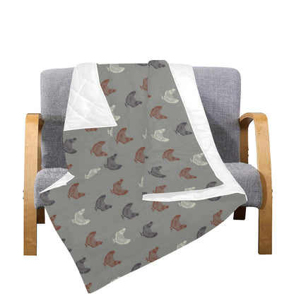 Chicken Pattern Print Design 01 Premium Quilt