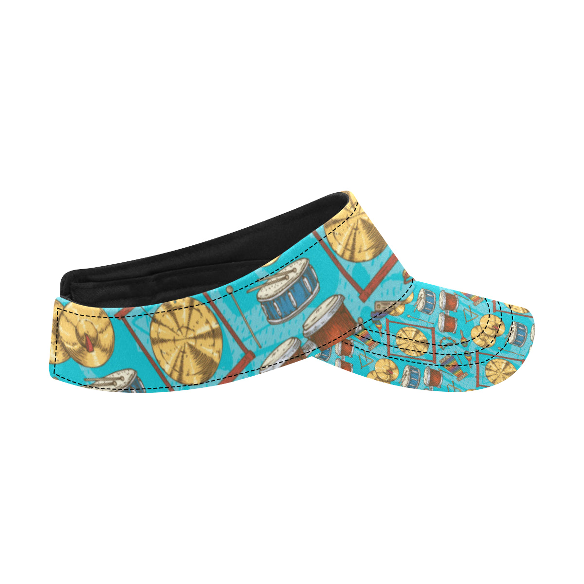 Percussion Pattern Print Design 03 Unisex Sun Visor