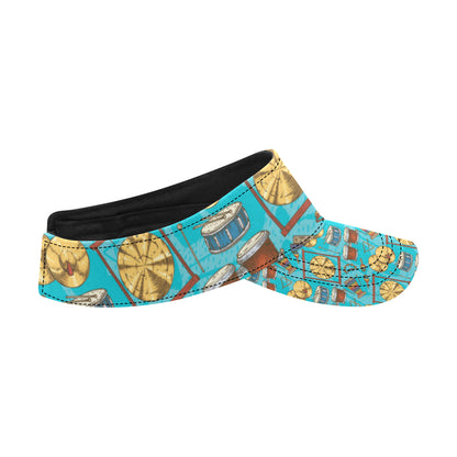 Percussion Pattern Print Design 03 Unisex Sun Visor