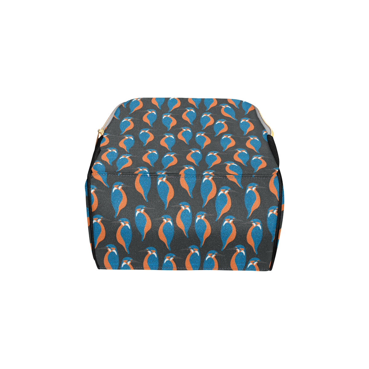 Kingfisher Pattern Print Design 03 Diaper Bag Backpack