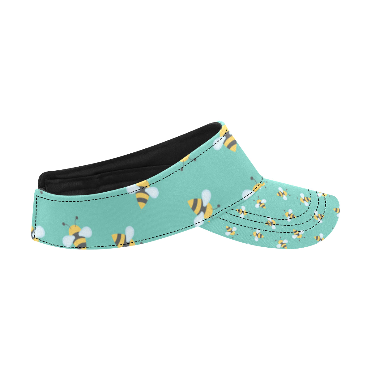 Bee Pattern Print Design 01 Unisex Sun Visor