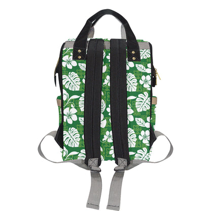 Hawaiian Themed Pattern Print Design H016 Diaper Bag Backpack