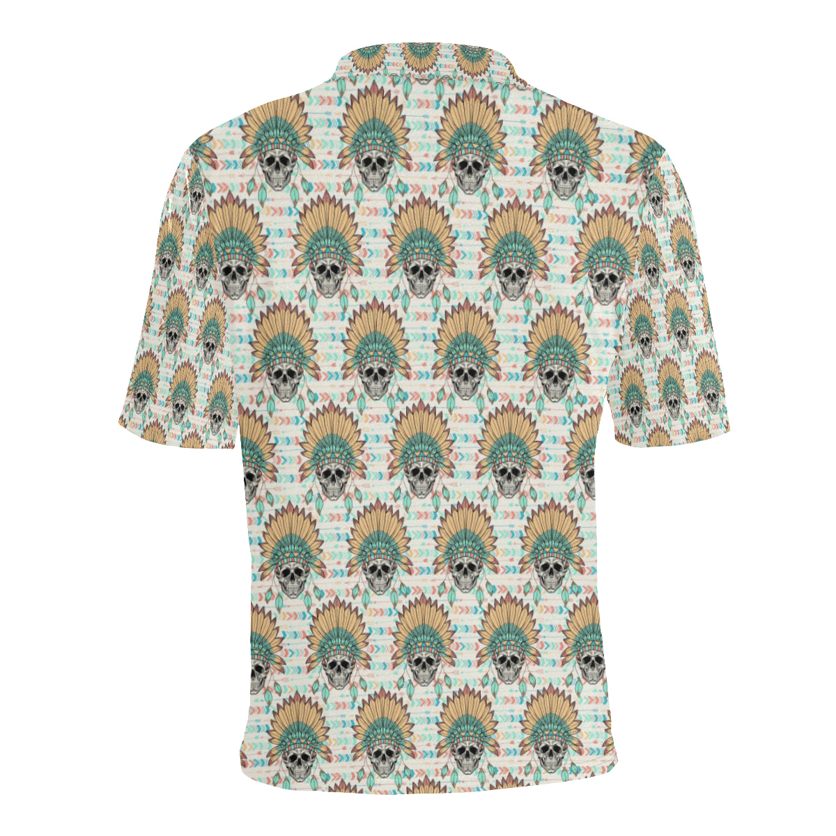 Boho Pattern Print Design 04 Men Polo Shirt