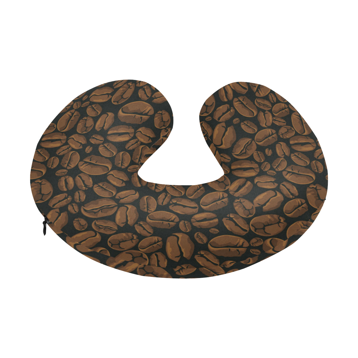 Coffee Pattern Print Design 01 U-Shaped Travel Neck Pillow