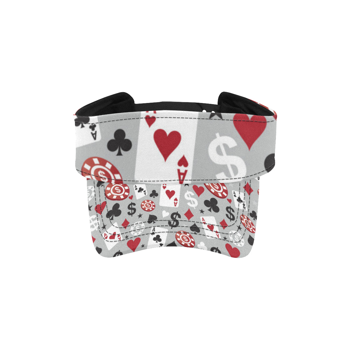 Casino Pattern Print Design 01 Unisex Sun Visor