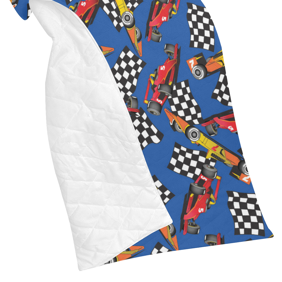 Racing Pattern Print Design A01 Premium Quilt