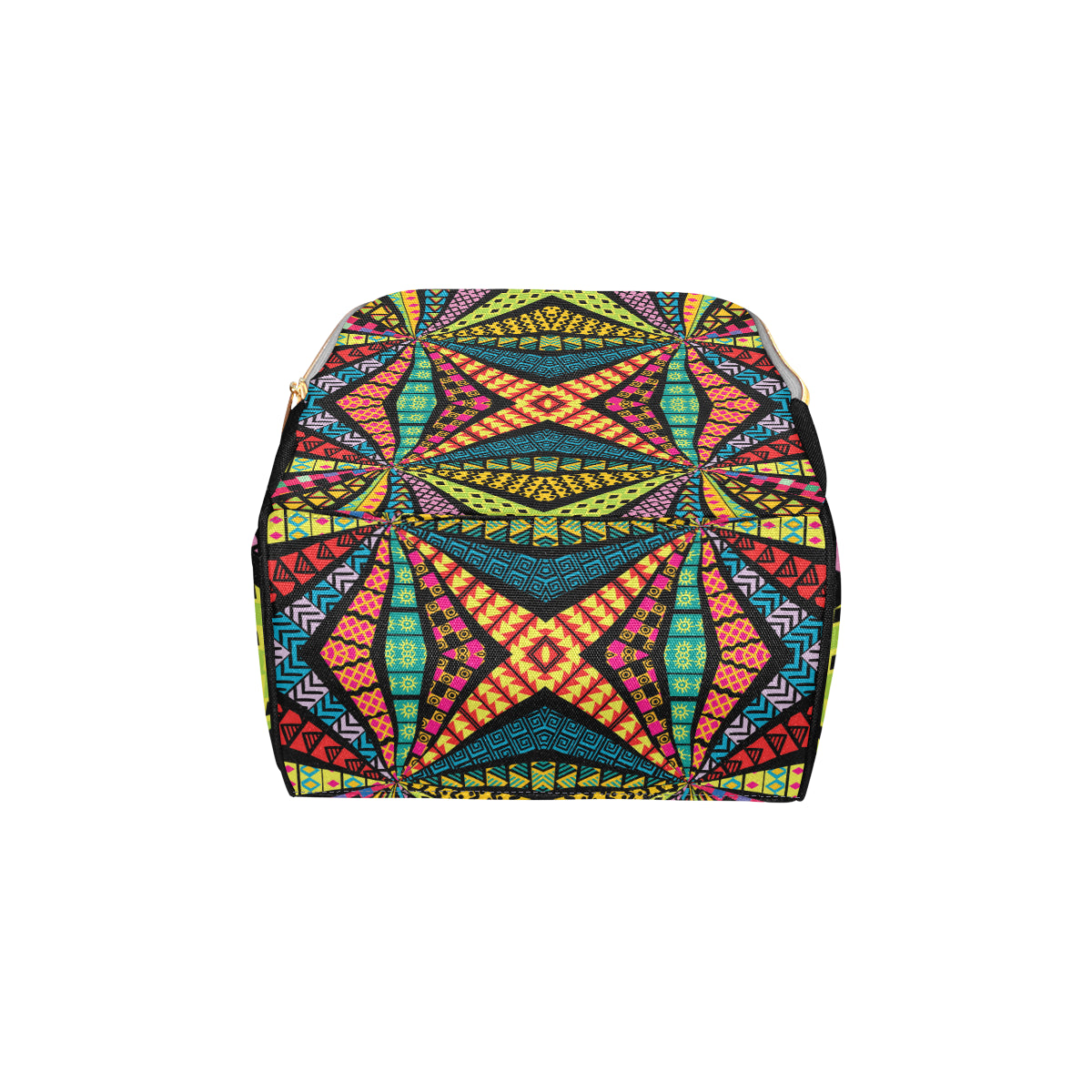 Kaleidoscope Pattern Print Design 05 Diaper Bag Backpack