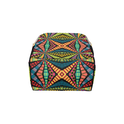 Kaleidoscope Pattern Print Design 05 Diaper Bag Backpack