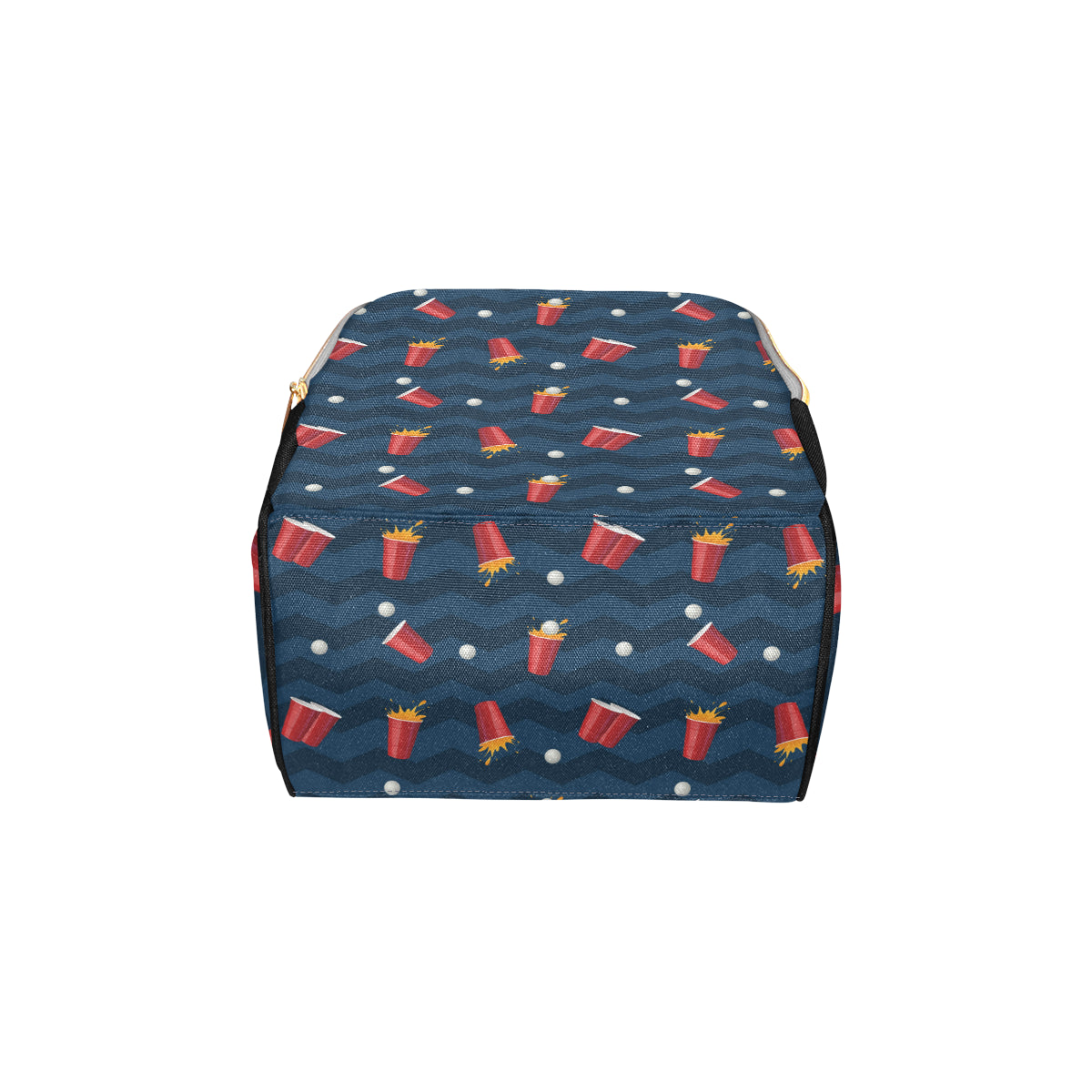 Beer Pong Pattern Print Design 01 Diaper Bag Backpack