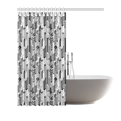 City  Pattern Print Design 02 Shower Curtain