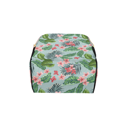Plumeria Pattern Print Design PM027 Diaper Bag Backpack