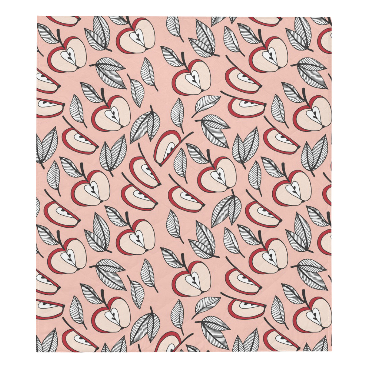 Apple Pattern Print Design AP04 Premium Quilt
