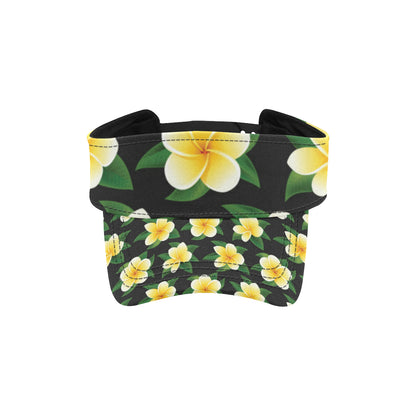 Plumeria Pattern Print Design A03 Unisex Sun Visor