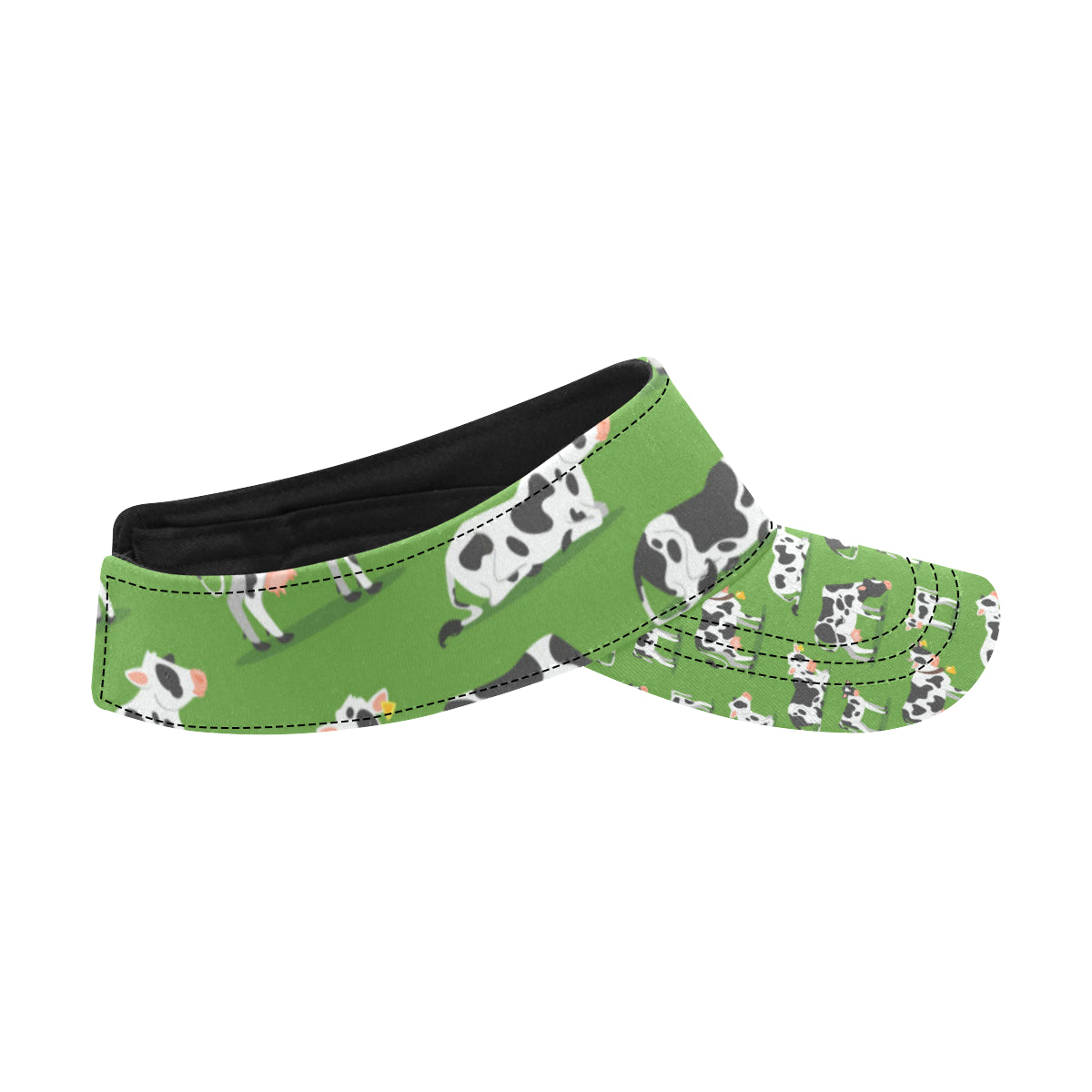Cow Happy Print Pattern Unisex Sun Visor