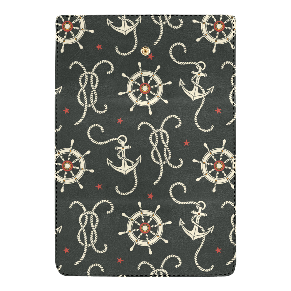 Nautical Anchor Pattern Women's Trifold Wallet