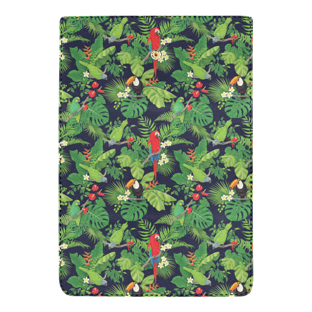 Rainforest Parrot Pattern Print Design A03 Women's Trifold Wallet