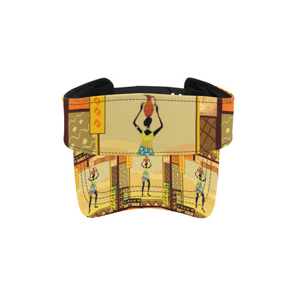 African Girl Design Unisex Sun Visor
