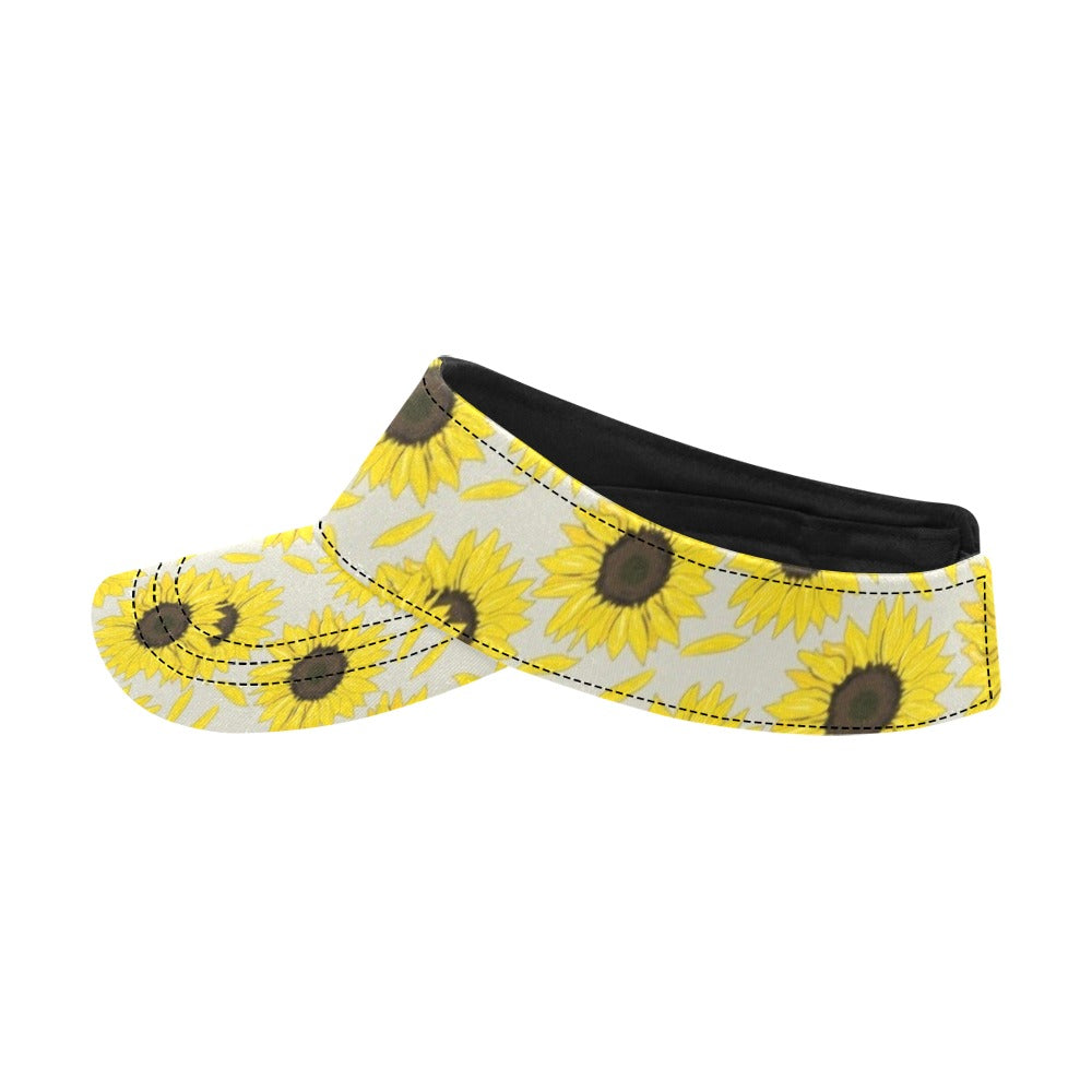 Sunflower Print Design LKS309 Unisex Sun Visor