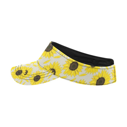 Sunflower Print Design LKS309 Unisex Sun Visor