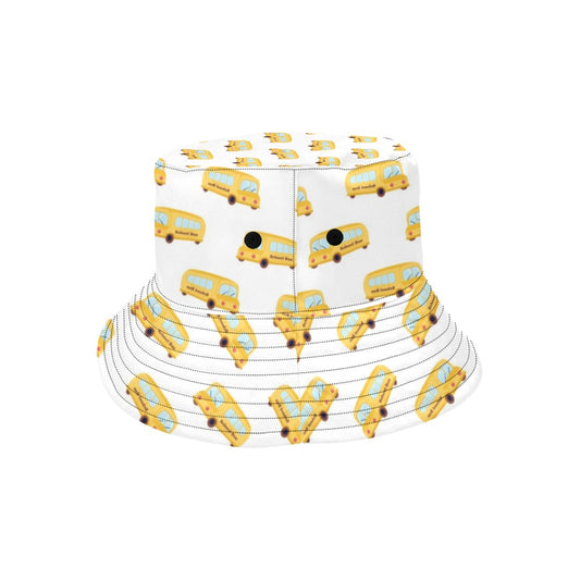 School Bus Print Design LKS306 Unisex Bucket Hat