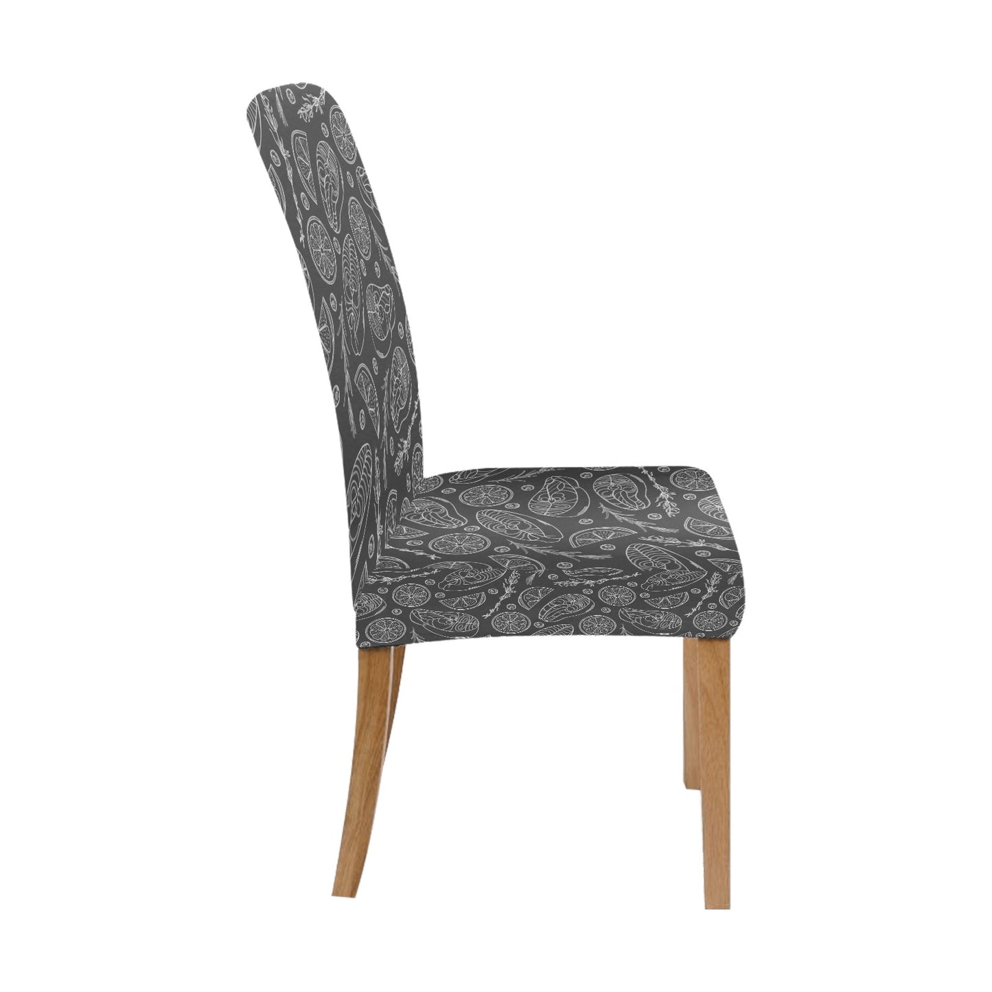Steak Print Design LKS301 Dining Chair Slipcover