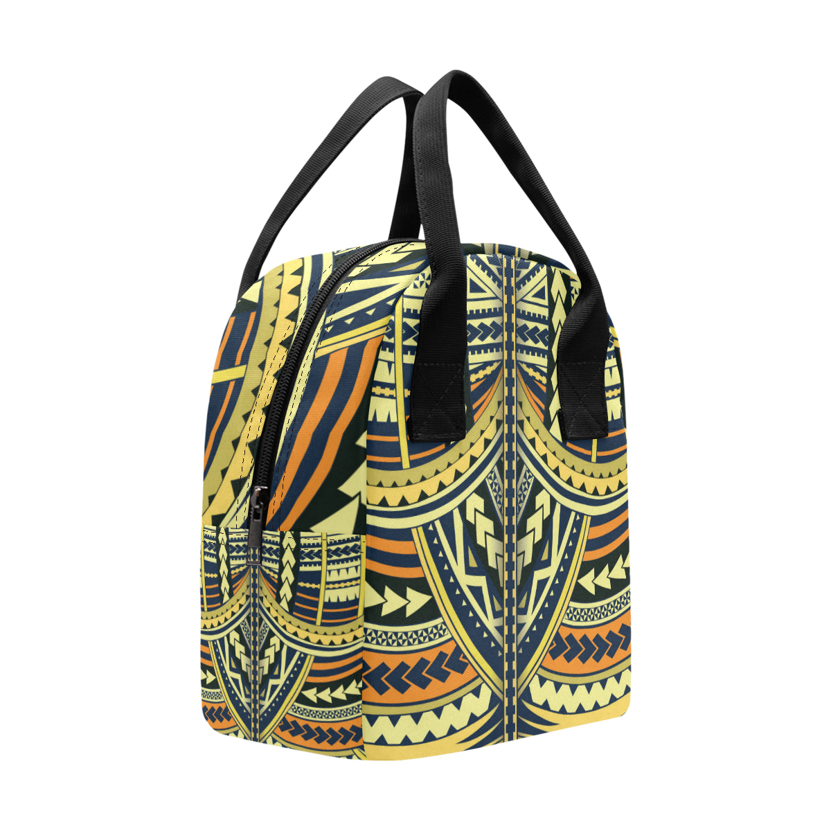 Polynesian Tattoo Print Insulated Lunch Bag
