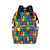 Piano Print Design LKS402 Diaper Bag Backpack