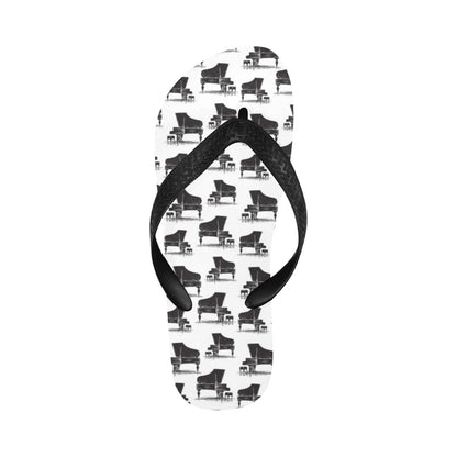 Piano Print Design LKS401 Flip Flops